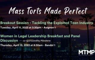 Annika K. Martin to Discuss “Tackling the Exploited Teen Industry” at Upcoming Spring 2023 Mass Torts Made Perfect Conference