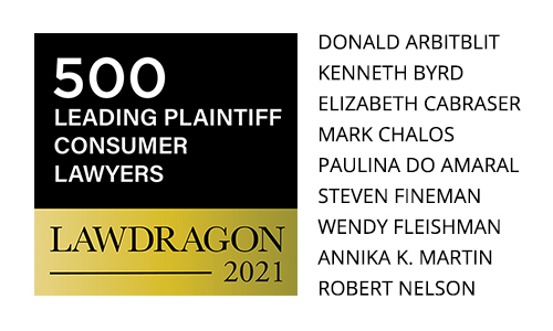 Nine Lieff Cabraser Attorneys Recognized as 2021 Lawdragon “500 Leading Plaintiff Consumer Lawyers”