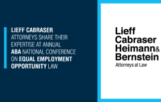 Lieff Cabraser Attorneys Share Their Expertise at the ABA 2023 National Conference on Equal Employment Opportunity Law