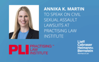Annika K. Martin to Discuss Civil Sexual Assault Lawsuits at Practising Law Institute