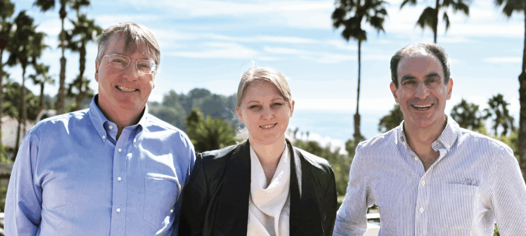 Fabrice Vincent, Emily Harwell, and Eric Fastiff