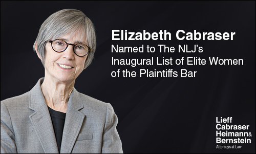 EJC NLJ Elite Women of the Plaintiffs Bar