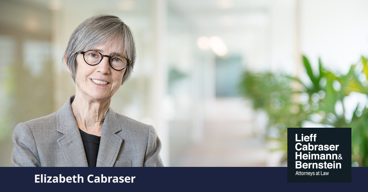 Elizabeth Cabraser to Co-Lead Upcoming Second Berkeley / ELI Transatlantic Dialogue on Consumer Protection Law