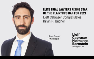 Kevin Budner Profiled by The National Law Journal as a Rising Star of the Plaintiffs’ Bar