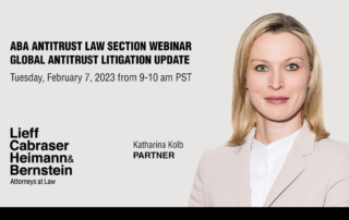 Katharina Kolb Featured in ABA Antitrust Law Section Webinar on the Latest Developments in Global Antitrust Litigation