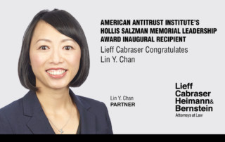 Lin Y. Chan Selected as Inaugural Recipient of American Antitrust Institute’s Hollis Salzman Memorial Leadership Award