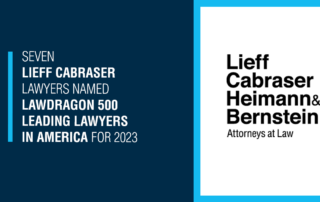 Seven Lieff Cabraser Partners Named to 2023 “Lawdragon 500 Leading Lawyers in America”