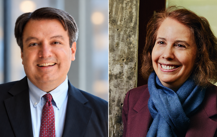 Mark Chalos and Rachel Geman