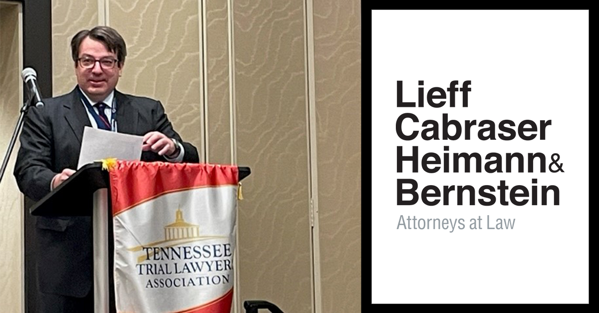 Mark Chalos Sworn in as President of the Tennessee Trial Lawyers Association