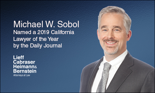 Michael Sobol Shares 2019 California Lawyer of the Year Award for Anthem Data Breach Litigation