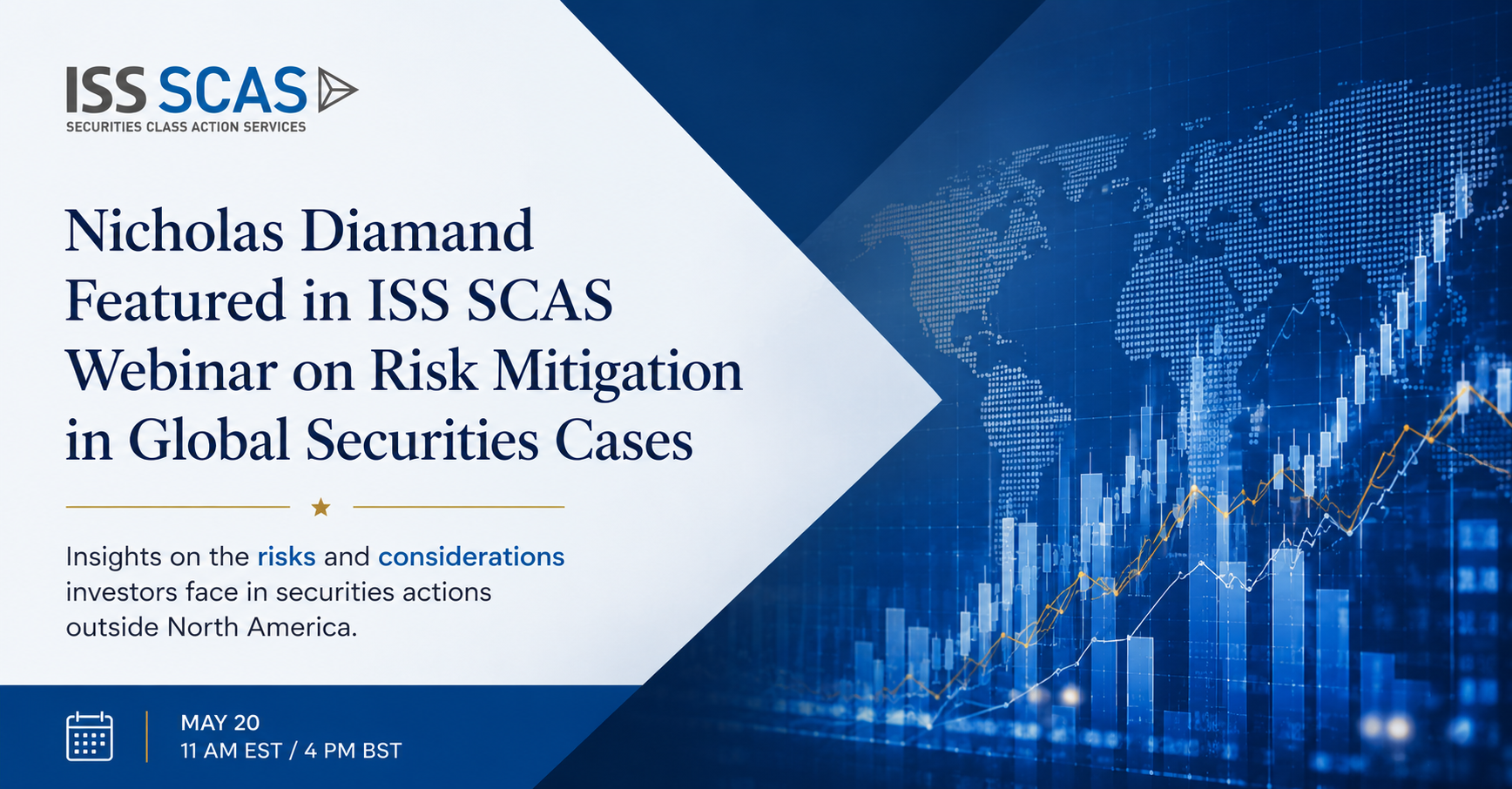 Nicholas Diamand Featured in ISS SCAS