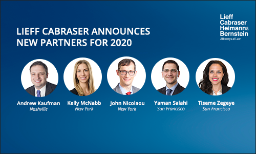 Lieff Cabraser New Partners 2020