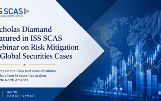 Nicholas Diamand Featured in ISS SCAS