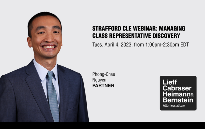 Phong-Chau G. Nguyen to Appear as Featured Faculty in Strafford CLE Webinar