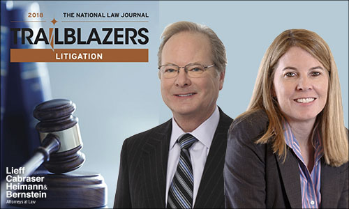 National Law Journal Recognizes Lieff Cabraser Attorneys as 2018 Litigation Trailblazers