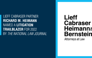 Richard Heimann Named a “Litigation Trailblazer” for 2022 by The National Law Journal
