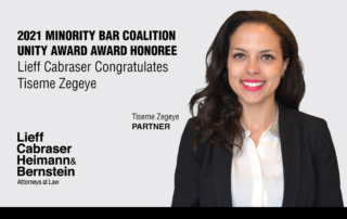 Tiseme Zegeye Honored with 2021 Minority Bar Coalition Unity Award