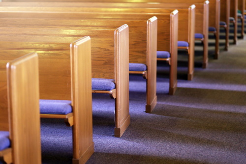 church pews