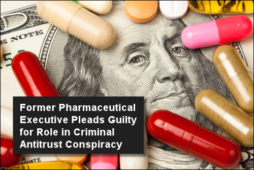DOJ drugs antitrust guilty plea