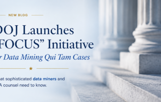 New DOJ FOCUS Initiative