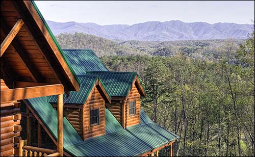 Log Cabins in the Smoky Mountains
