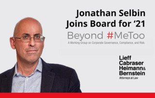 Jonathan Selbin to Join Board of The Beyond #MeToo Working Group for 2021