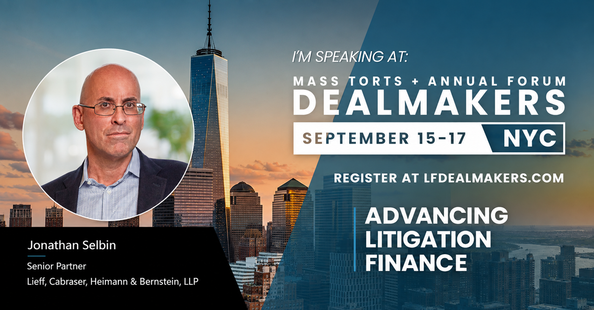 Jonathan Selbin to Speak at 2026 LF Dealmakers Forum in NYC