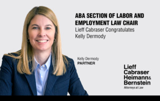 Kelly Dermody Inducted as Chair of the ABA Section of Labor & Employment Law