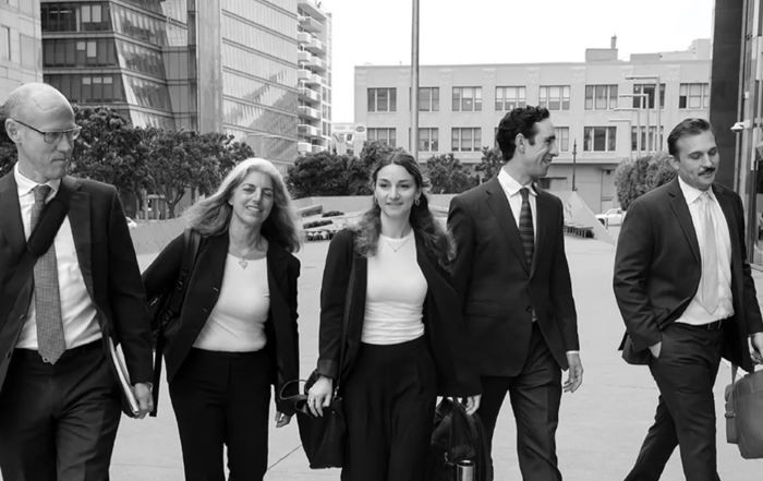 Lieff Cabraser Lawyers Featured on the Cover of UC Berkeley Law’s Spring 2026 Magazine for Thakur v. Trump