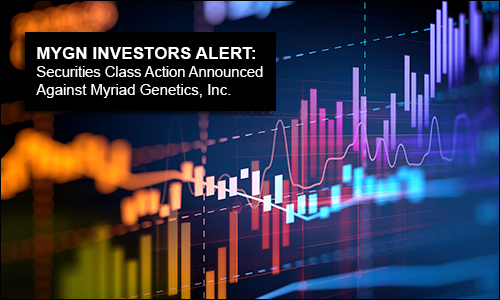Myriad Genetics Inc., Securities Class Litigation